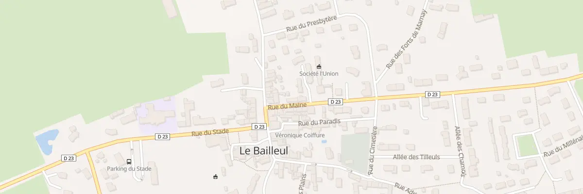 Plan du 5 Rue du Maine au Bailleul