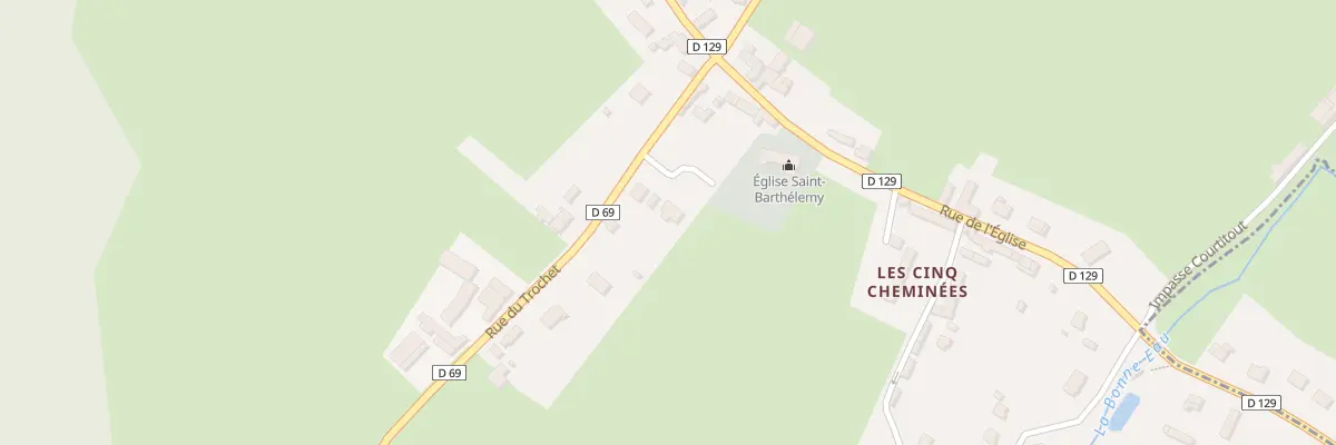 Plan du 4 Pl St Barthelemy à La Hoguette