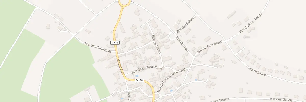 Plan du 1 Rue de l’Echo à Louin