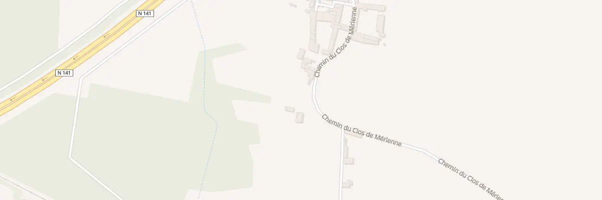 Plan du 12B Chem du Clos de Merienne à Mainxe-Gondeville