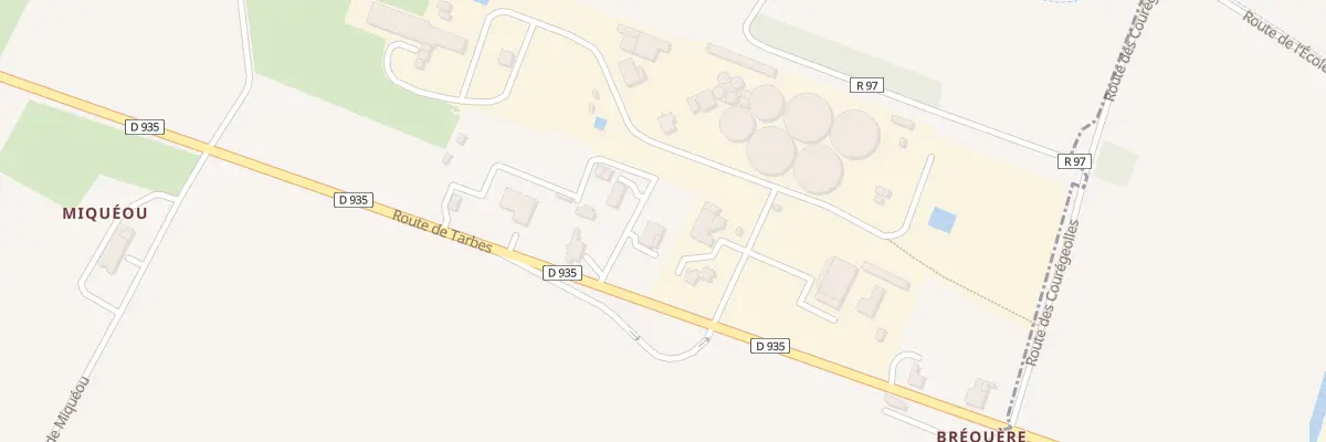 Plan du 69 Rte de Tarbes à Barcelonne-du-Gers