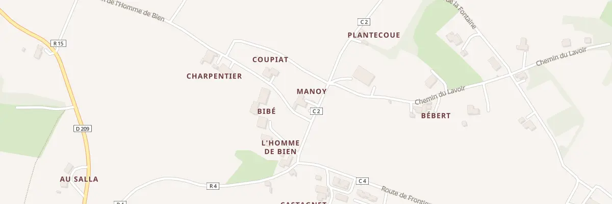 Plan du 509 Rte du Moulin à Castex-d’Armagnac