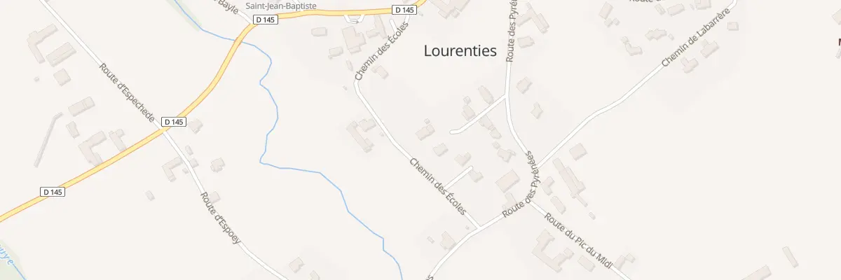 Plan du 9 Che des Ecoles à Lourenties