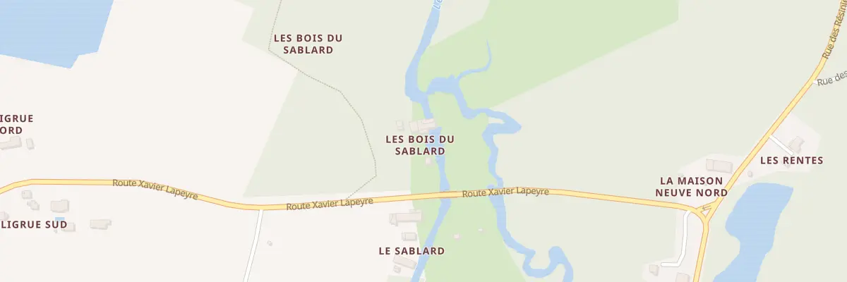 Plan du 11 Rte Xavier Lapeyre à Saint-Pierre-du-Palais