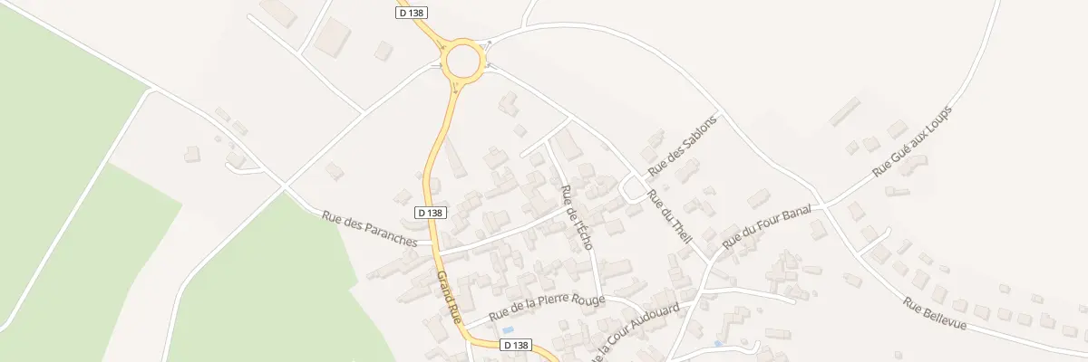Plan du 1 Imp Poussard à Louin