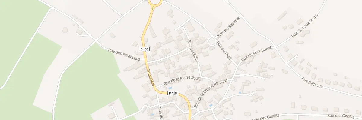 Plan du 8 Rue de la Croix Cornuault à Louin