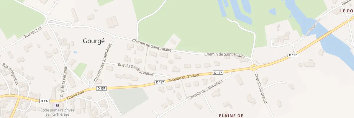 Plan du 12 Che de Saint-hilaire à Gourgé