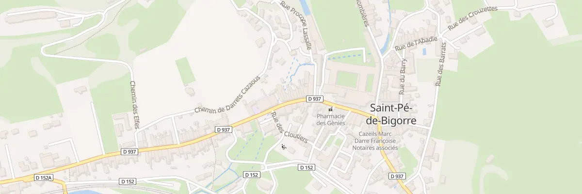 Plan du 16 Rue General de Gaulle à Saint-Pé-de-Bigorre