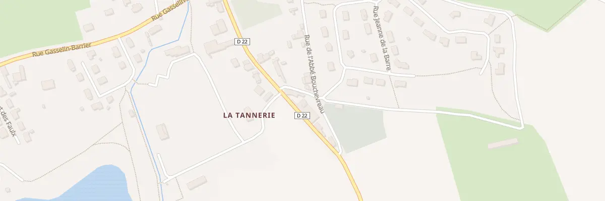 Plan du 7 Rue du Pont Aubry à Chantenay-Villedieu