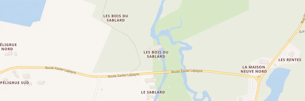 Plan du 9 Rte Xavier Lapeyre à Saint-Pierre-du-Palais
