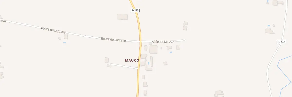 Plan du 61 Mauco à Bieujac