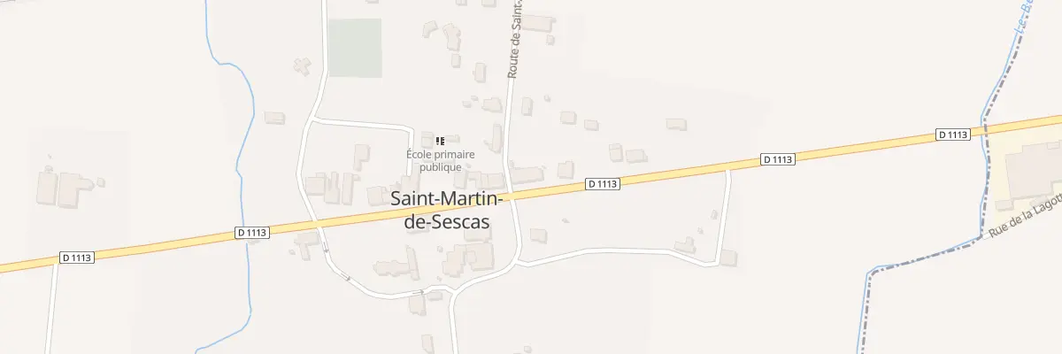 Plan du 8 Rte Nationale 113 à Saint-Martin-de-Sescas