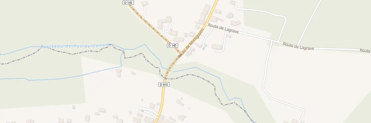 Plan du 2 Rte de Montguyon à La Clotte