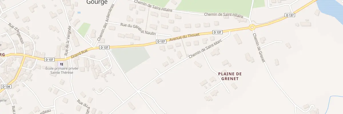 Plan du 4 Che de Saint Marc à Gourgé