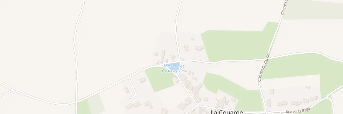 Plan du 16 Rue des Courances Le Bourg à Prailles-La Couarde