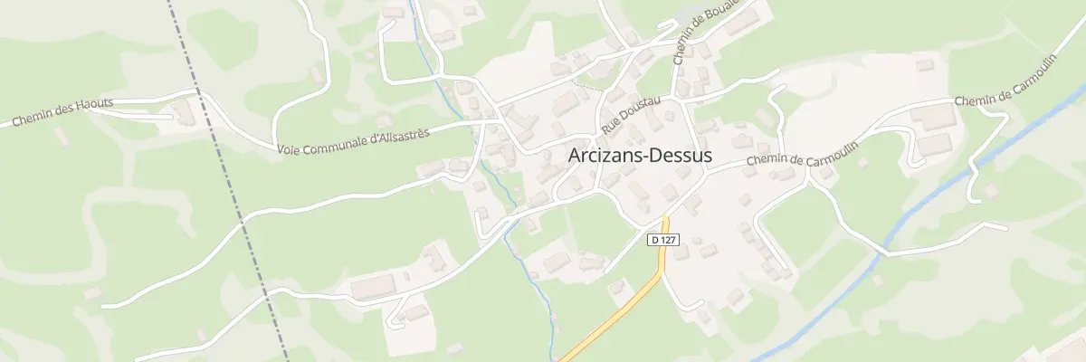 Plan du 5030 Le Village à Arcizans-Dessus