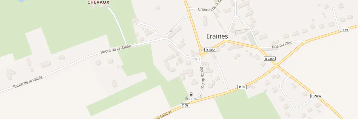 Plan du 5055 Les Courtillages à Eraines