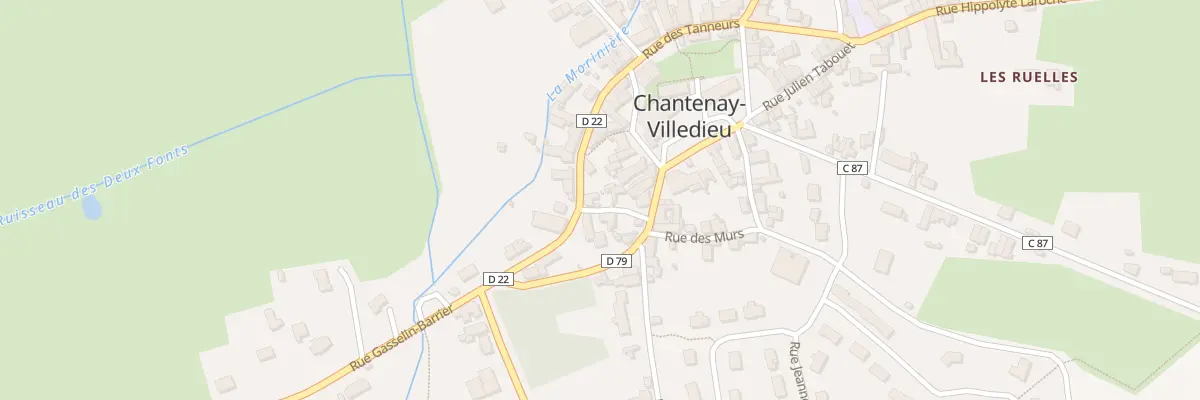 Plan du 1 Rue du Raidillon à Chantenay-Villedieu