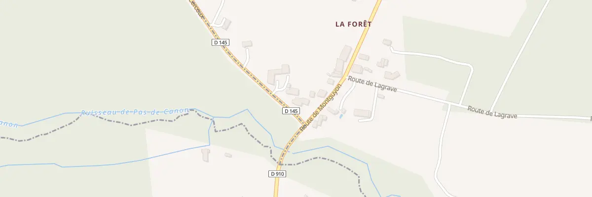 Plan du 2 Rte de Cercoux à La Clotte