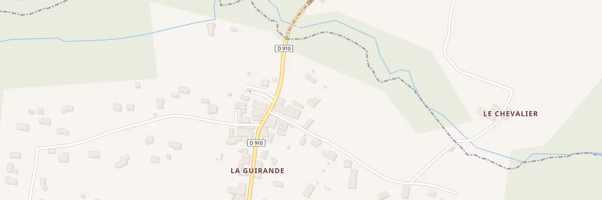 Plan du 2 La Guirande à Lagorce