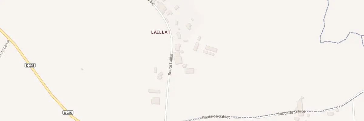Plan du 435 Rte Laillat à Saint-Loubert