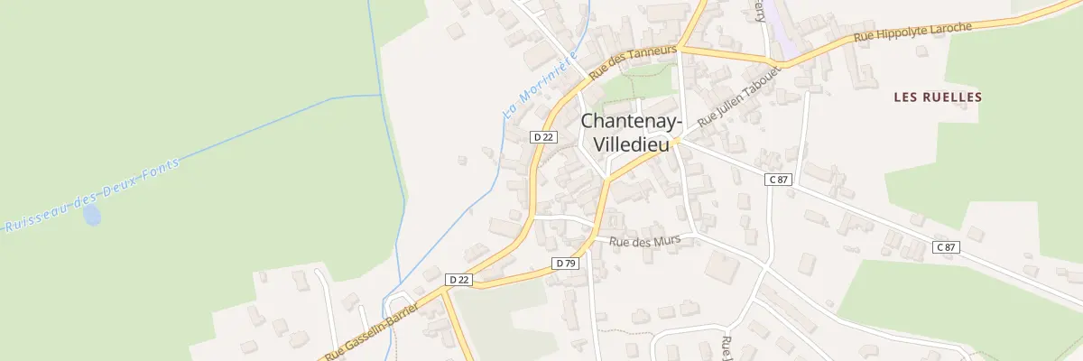 Plan du 7 Rue de la Libération à Chantenay-Villedieu
