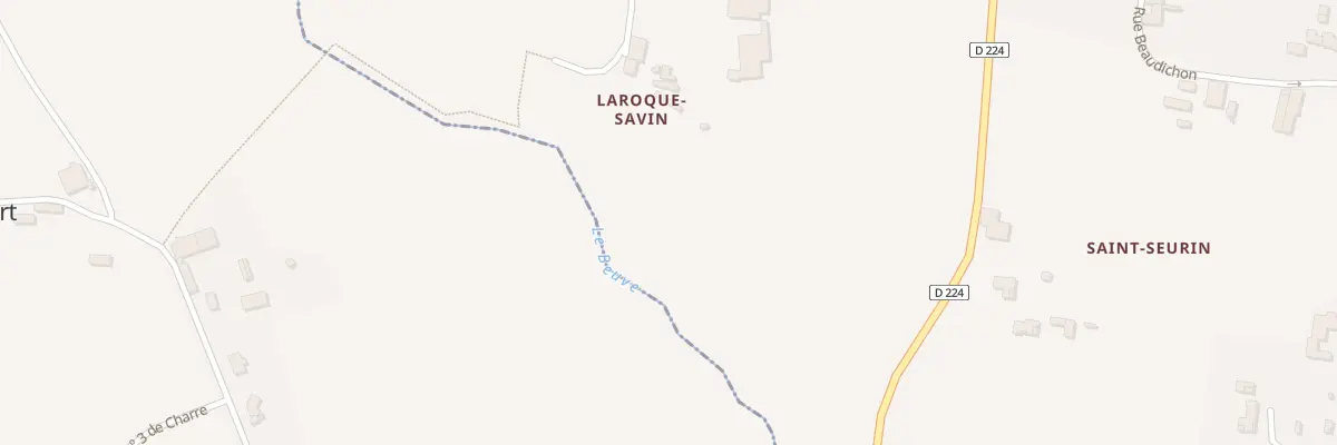 Plan du 431 Laroque-Savin à Castets et Castillon
