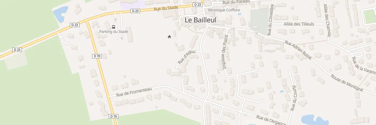 Plan du 22 Rue D Anjou au Bailleul