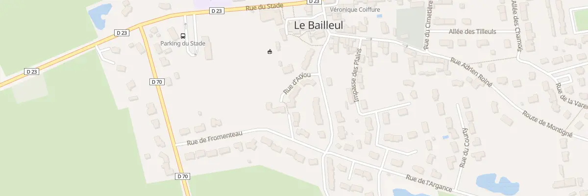 Plan du 20 Rue D Anjou au Bailleul
