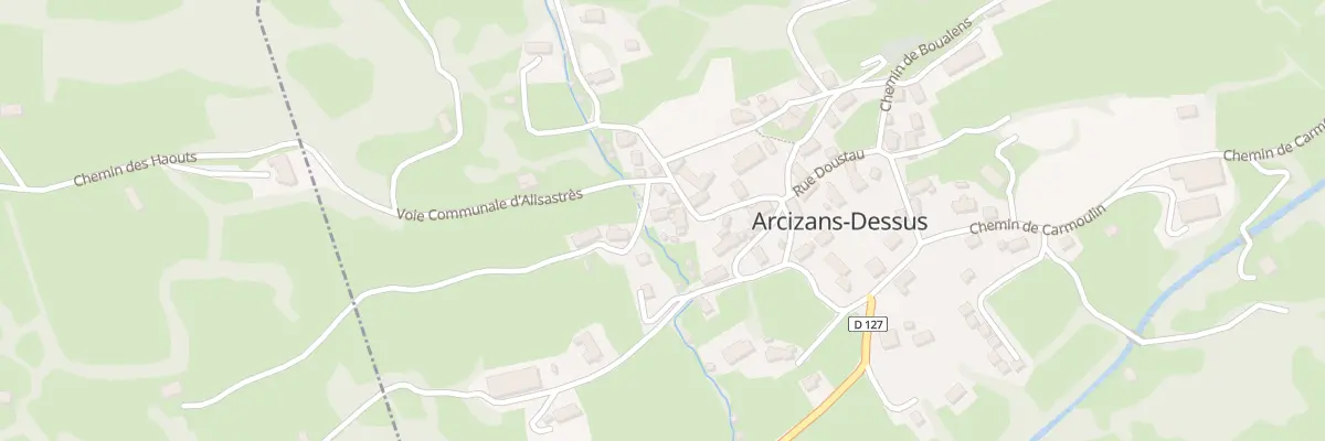 Plan du 5008 Le Village à Arcizans-Dessus