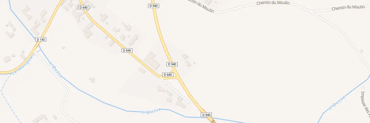Plan du 2 Rte de Lourdes à Espoey