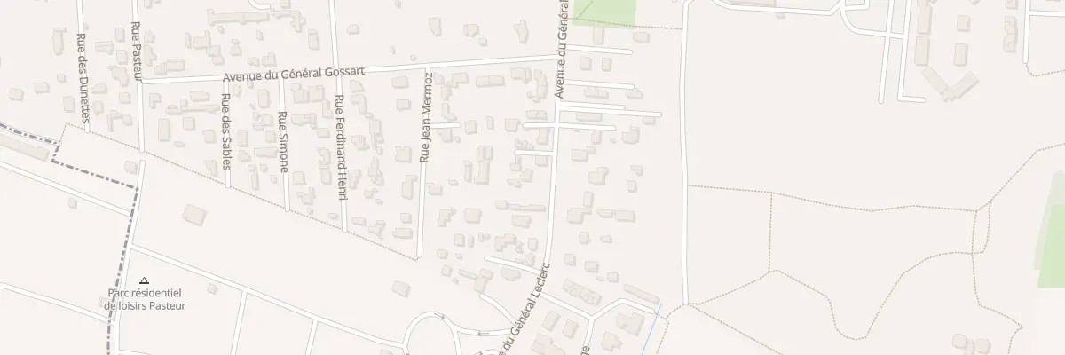 Plan du 22 Av du Général Leclerc à Varaville