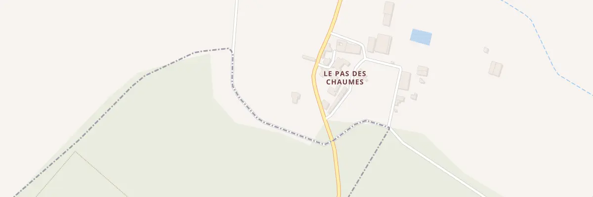 Plan du 2 Rte du Cognac le Pas des Chaum à Aubigné