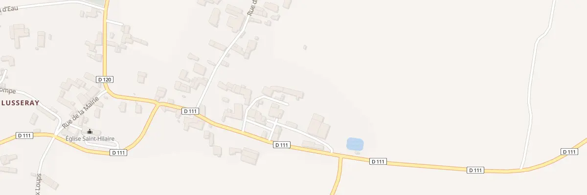 Plan du 7 Imp de l’Huilerie à Lusseray