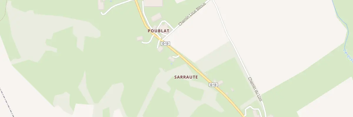 Plan du 5029 Cote de Begarat à Cadillon