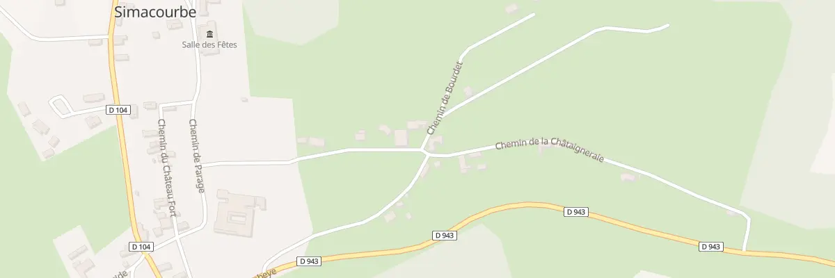 Plan du 265 Che de Bourdet à Simacourbe