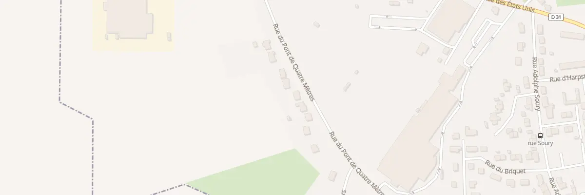 Plan du 39 Rue du Pont de Quatre Metres à Loué