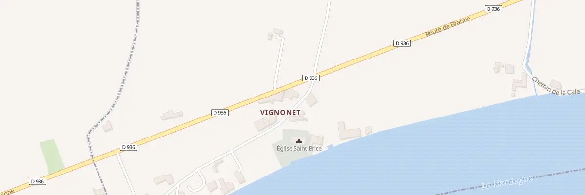 Plan du 70 Le Bourg à Vignonet