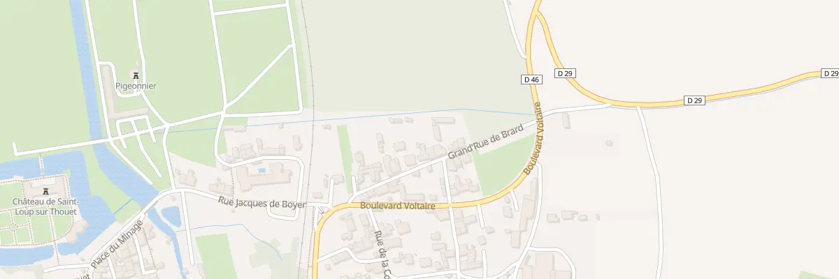 Plan du 15 Grand’Rue de Brard à Saint-Loup-Lamairé