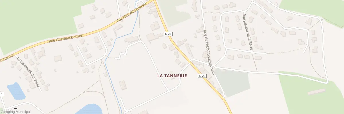 Plan du 14 Rue du Pont Aubry à Chantenay-Villedieu