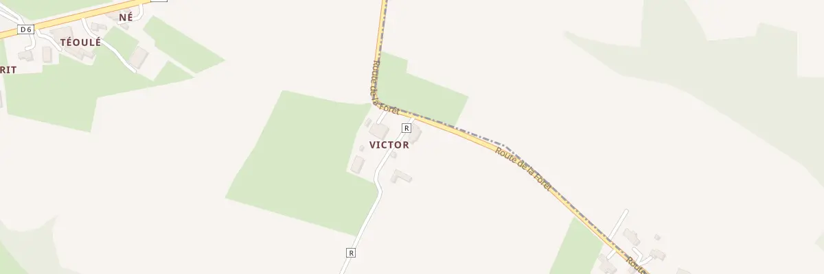 Plan du 1700 Qua Victor au Houga