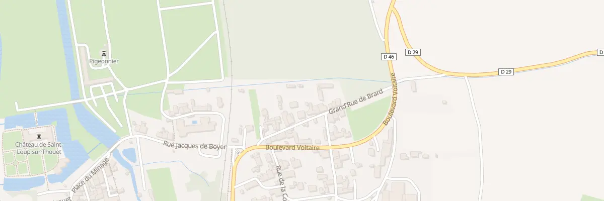 Plan du 13 Grand’Rue de Brard à Saint-Loup-Lamairé
