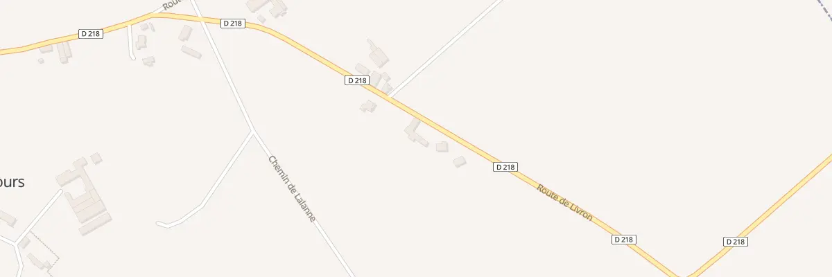 Plan du 16 Rte de Livron à Hours