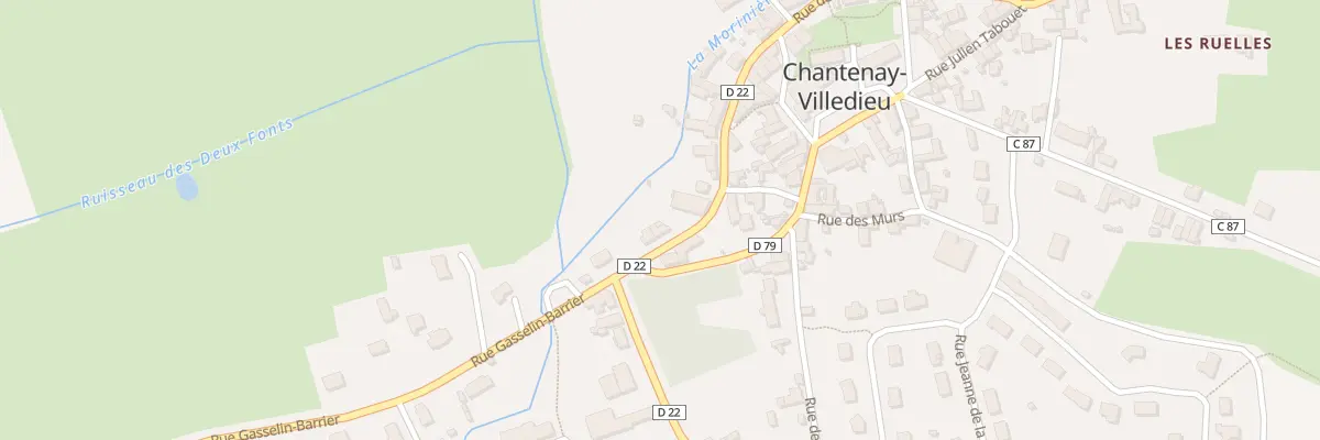 Plan du 24 Rue de la Libération à Chantenay-Villedieu