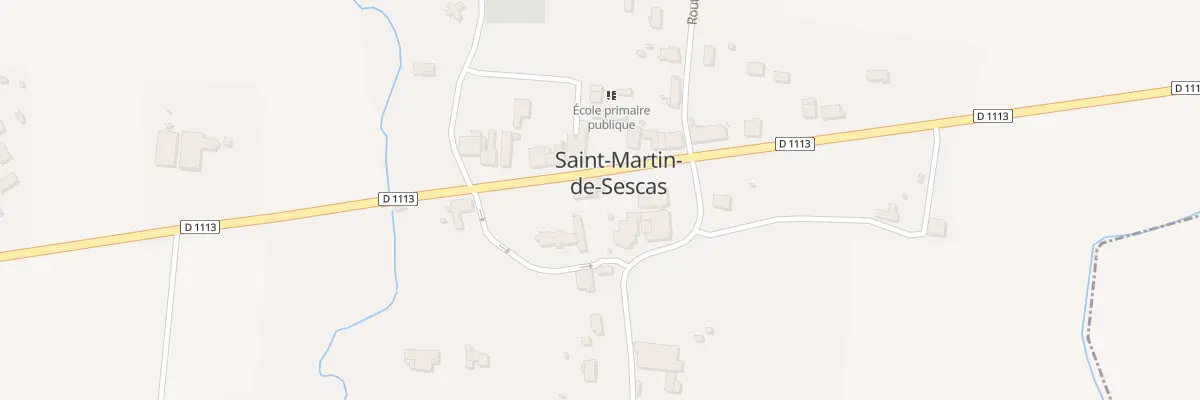 Plan du 5 Rte Nationale 113 à Saint-Martin-de-Sescas
