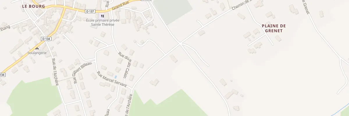 Plan du 5600 Rue de l’Archère à Gourgé