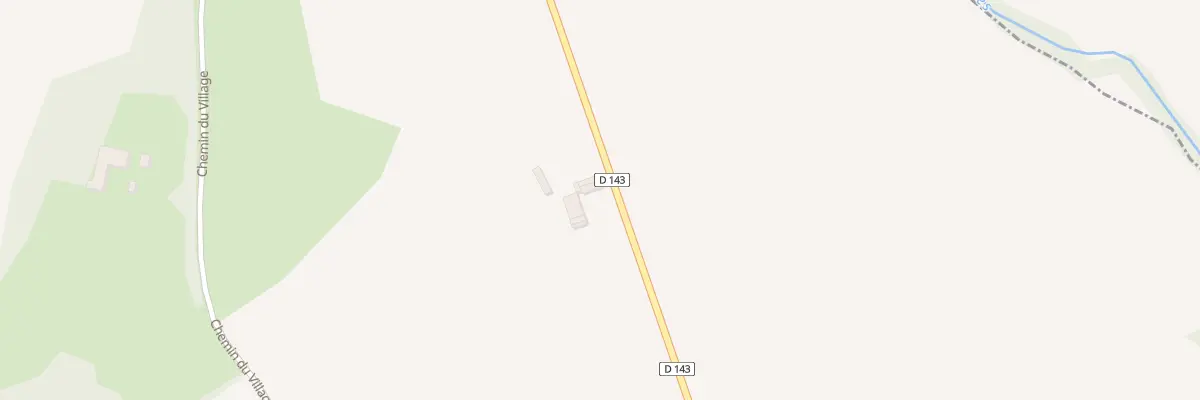 Plan du 7 D N 143 à Gayon