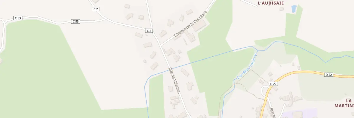 Plan du 10 Rue de Villedieu à Chantenay-Villedieu
