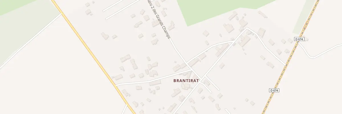Plan du 30B Brantirat à Sablons