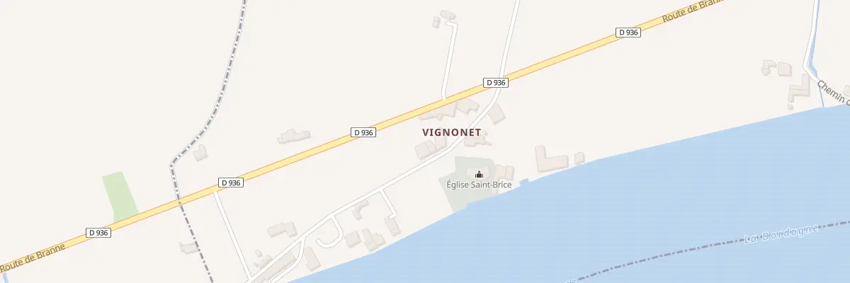 Plan du 68 Le Bourg à Vignonet